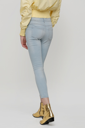 Lee Cooper Full Length Jeans with Button Closure