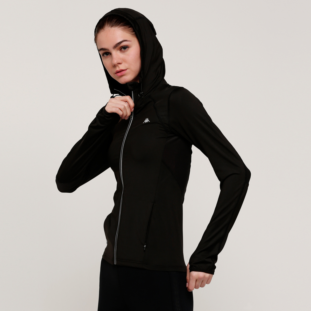 Shop Kappa Jacket with Long Sleeves and Zip Closure Online | Splash UAE