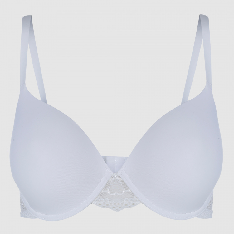 Lace Detail Bra with Adjustable Straps